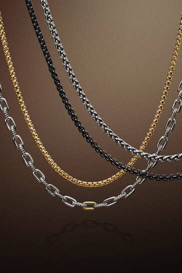 David Yurman necklaces for men.