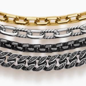Four David Yurman Chain Necklaces.