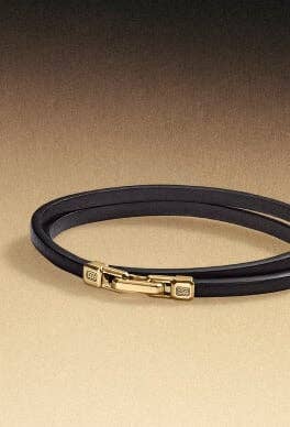 David yurman leather mens bracelet online