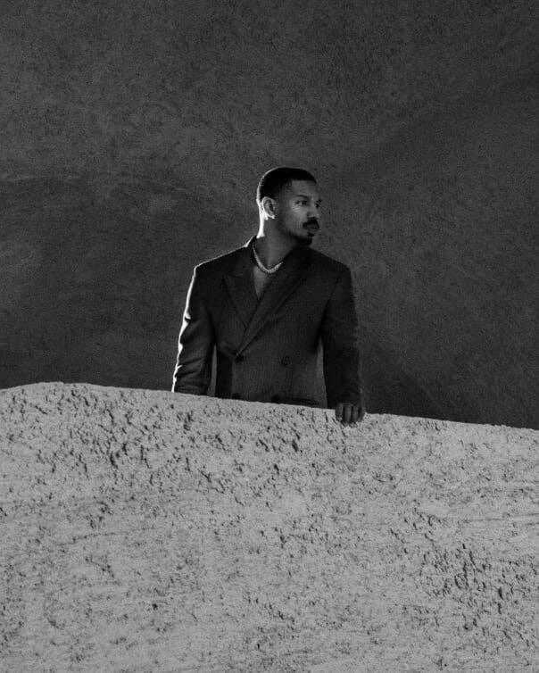 Michael B. Jordan wearing David Yurman's Chevron collection.
