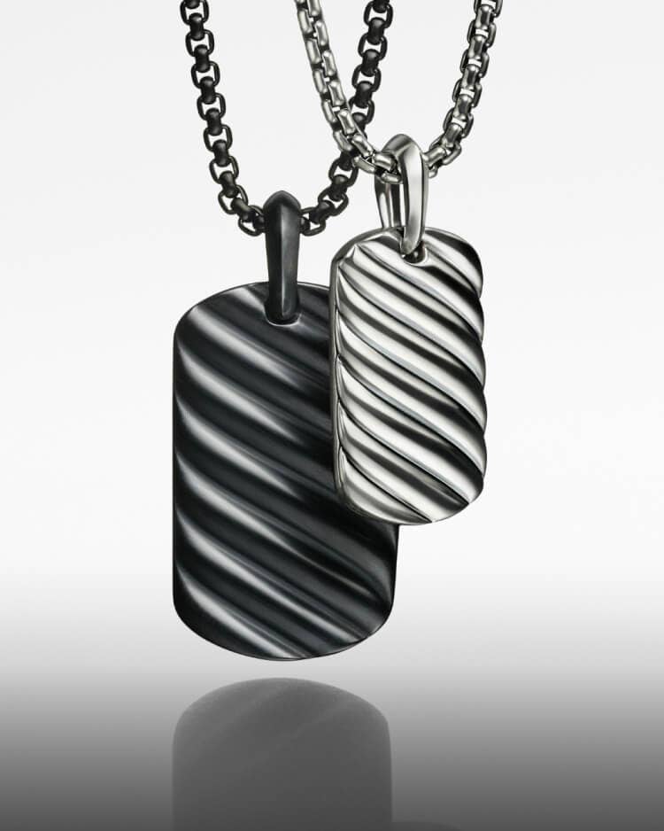 David Yurman's Sculpted Cable collection for men.