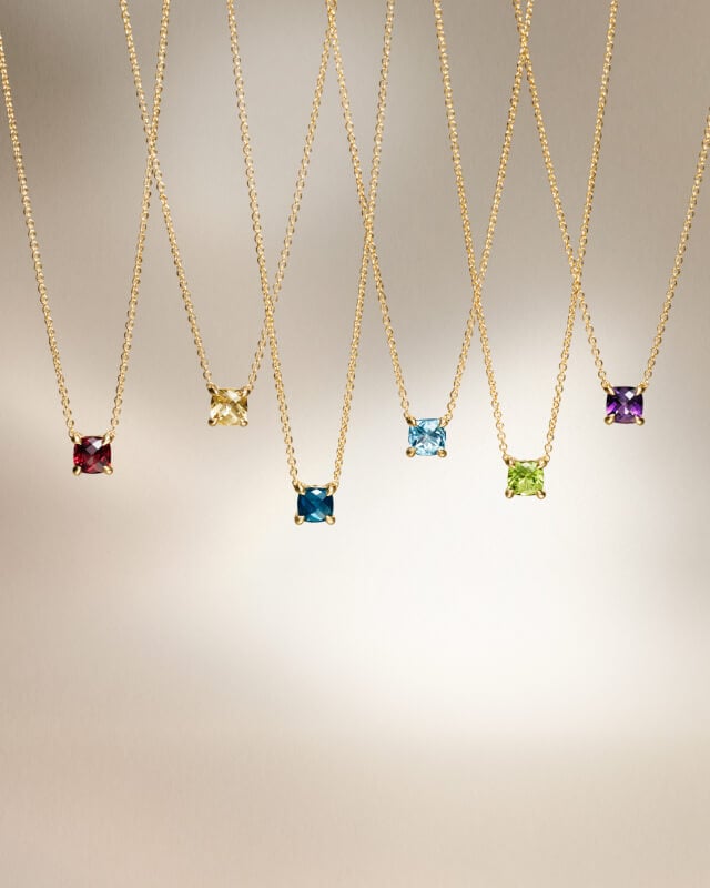 David Yurman birthstone jewelry.