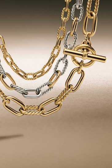 DY Madison chain necklaces.