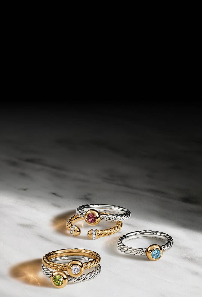 David Yurman Gemstone Rings