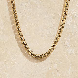 One silver and one gold necklace classic style for Mother's Day.