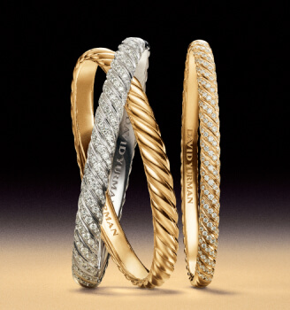 David yurman cable crossover ring online