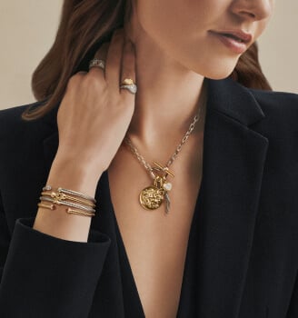 Iris Law wearing Mercer jewelry