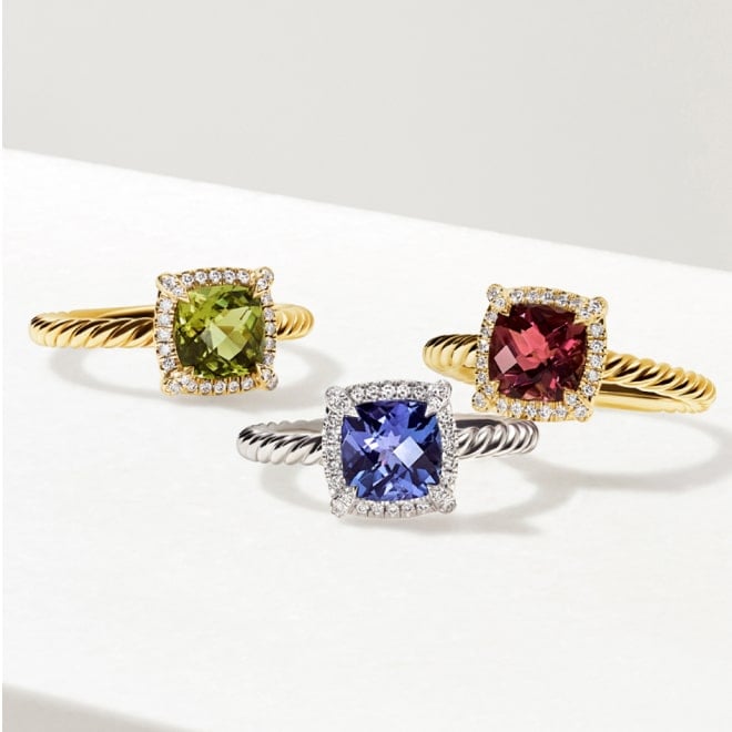 David Yurman birthstone jewelry.