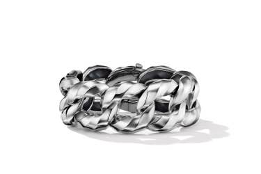 Shop cable edge bracelet in sterling silver