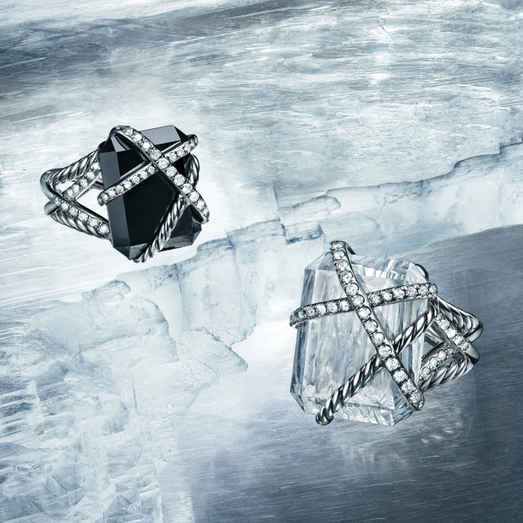 An image of David Yurman Cable Wrap rings.