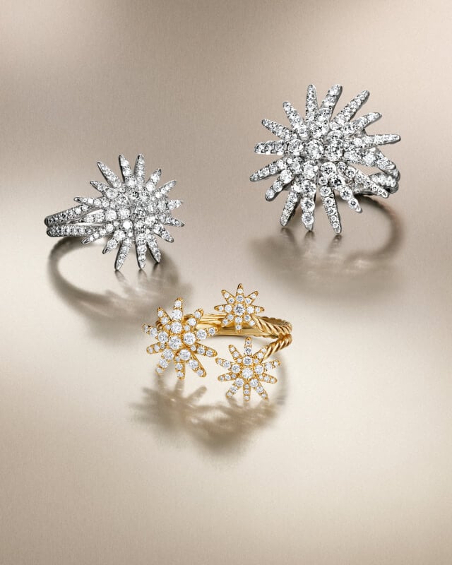 David Yurman Starburst rings.