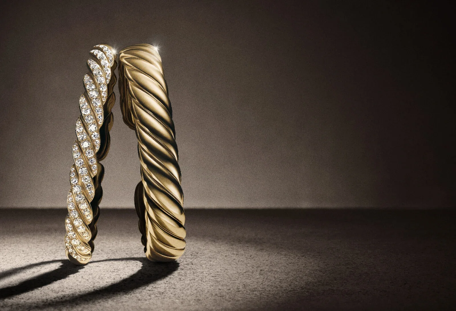 Two David Yurman Cable Bracelets.