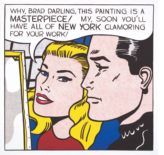 Masterpiece art by Roy Lichenstein