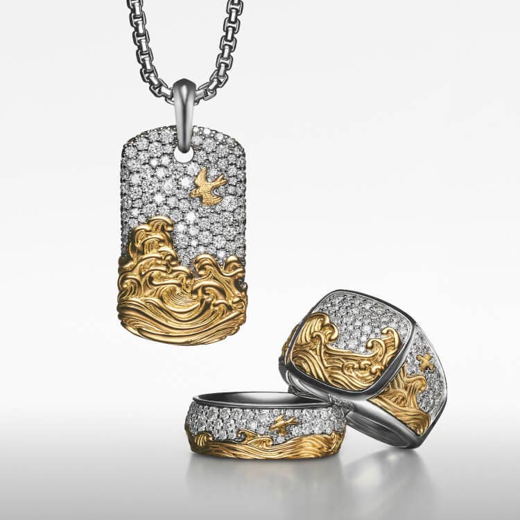 David Yurman new arrivals for men.