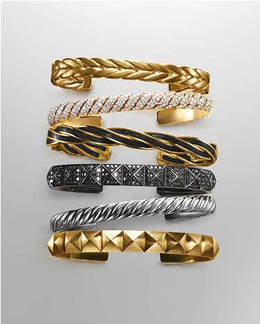 Shop David Yurman bracelets for men.