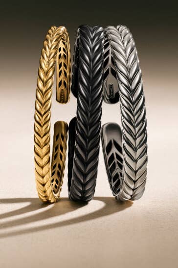 David Yurman bracelets for men.