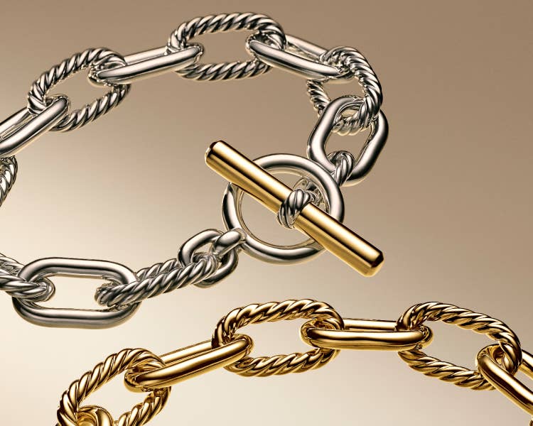 An image of a David Yurman Madison toggle bracelet.