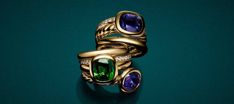 David Yurman Mercer rings.