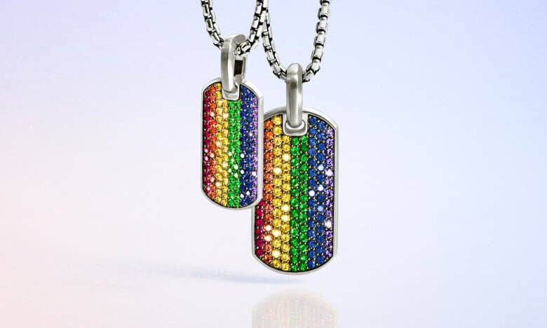 A David Yurman bracelet in support of the Trevor Project.
