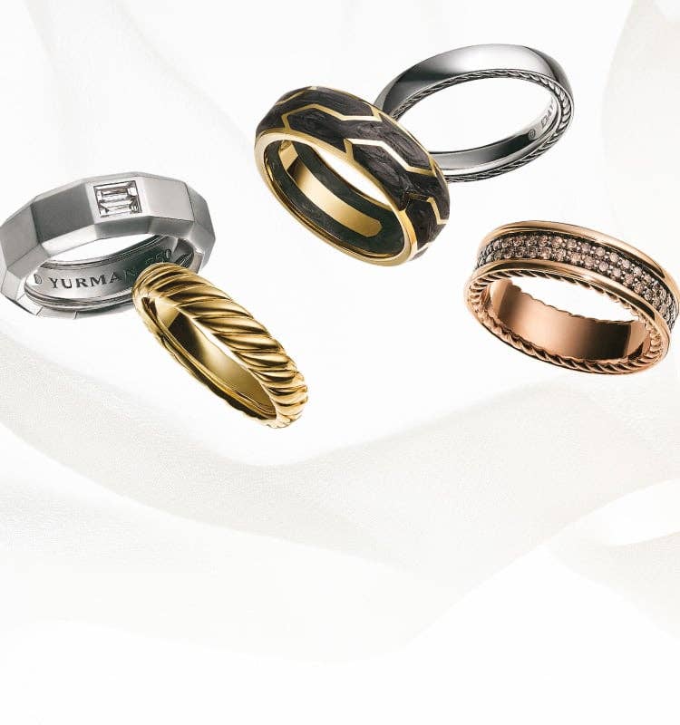 David yurman wedding best sale rings for her