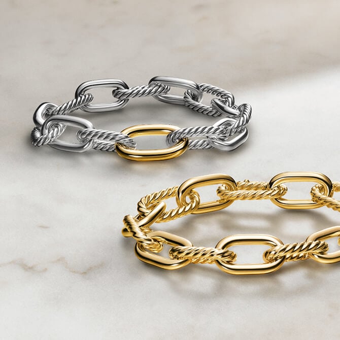 David Yurman bracelets. 