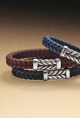 Shop Men s Rubber Bracelets David Yurman UK