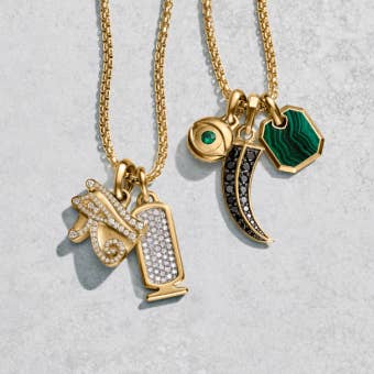 Shop David Yurman pendants for men.