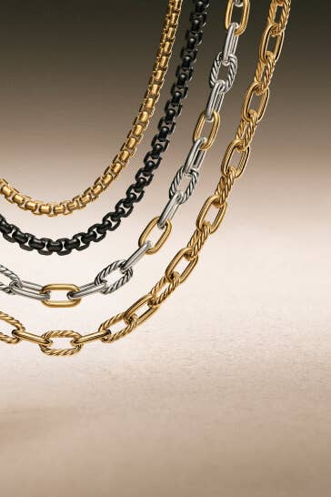 David Yurman necklaces for men.