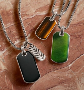 Three David Yurman bracelets for men