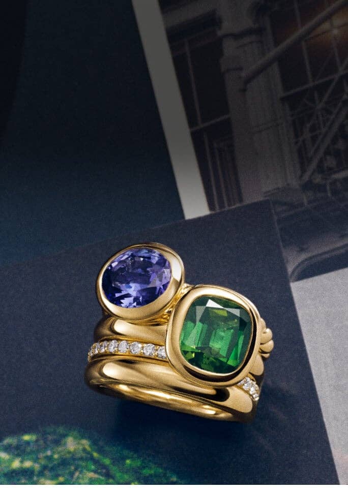David Yurman Mercer rings.