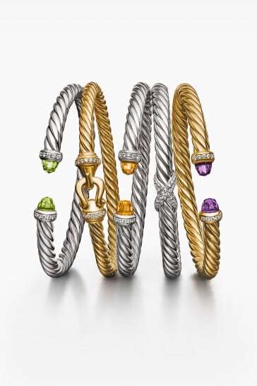David Yurman bracelets for women.