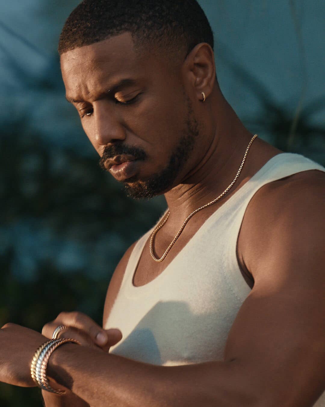 Michael b jordan earrings hotsell