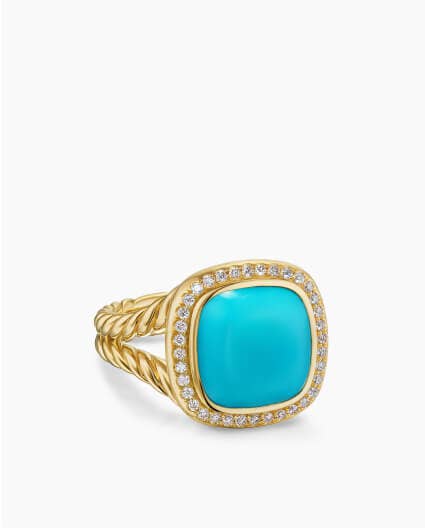 Albion Ring in 18K Yellow Gold with Diamonds, 11mm Albion Ring in 18K Yellow Gold with Diamonds, 11mm
