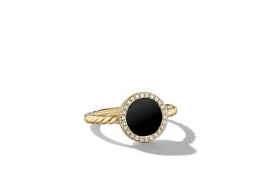 Shop petite elements ring in 18K yellow gold