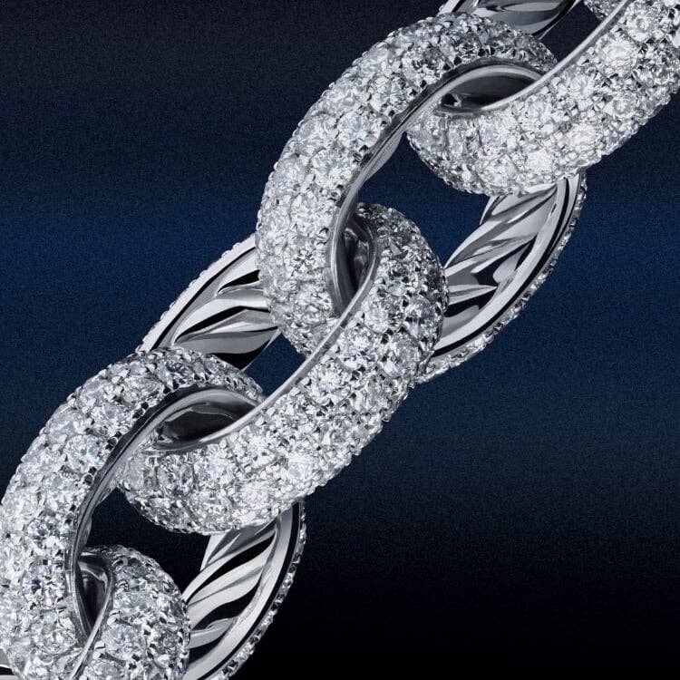 Collection de chaînes Haute Joaillerie David Yurman.