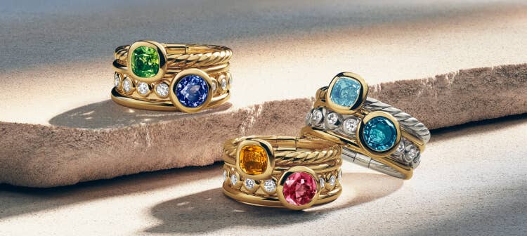 David Yurman Dy Mercer rings
