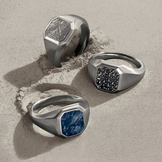 David Yurman Streamline rings.