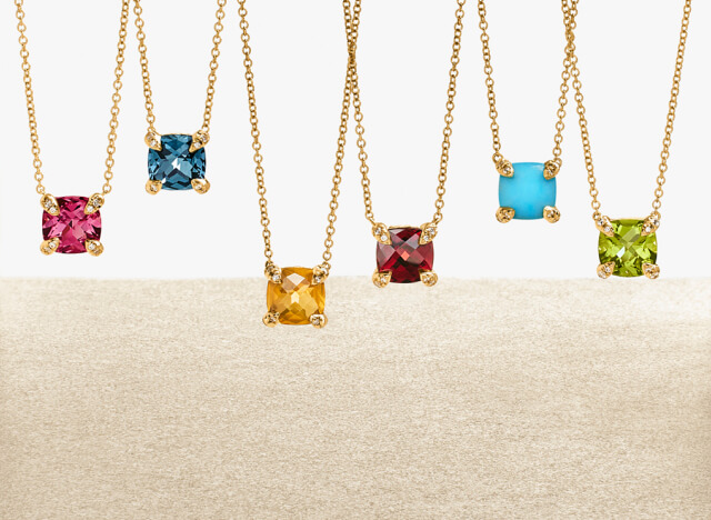 David Yurman birthstone jewelry.