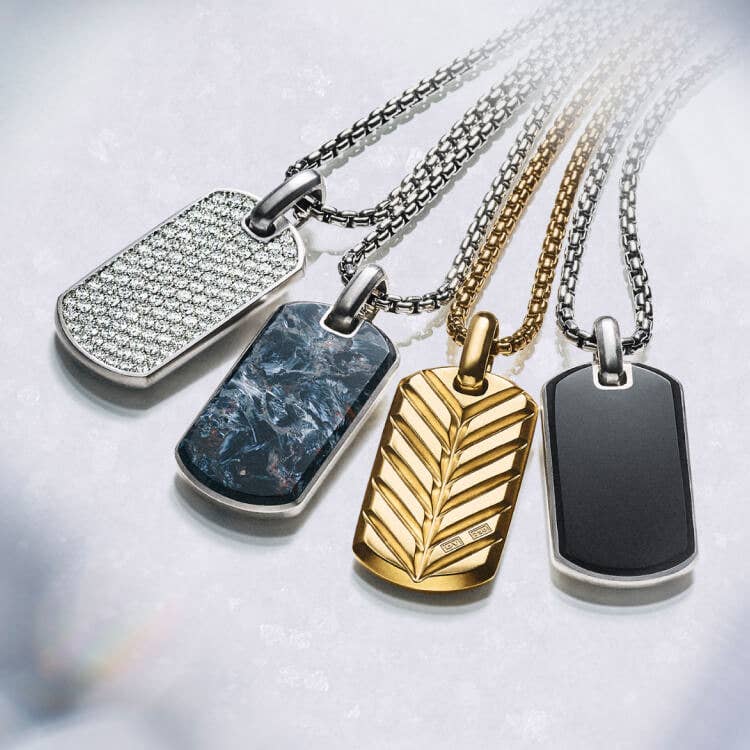 An image of David Yurman tags.