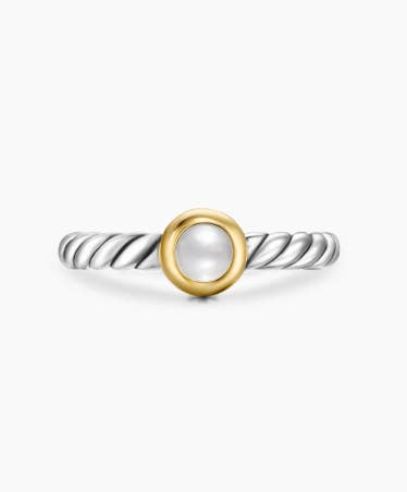 David Yurman Pearl Petite Cable Ring