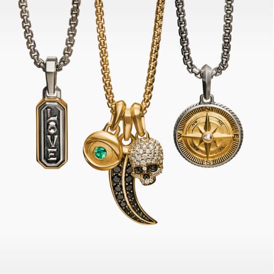 Pendentifs pour homme David Yurman