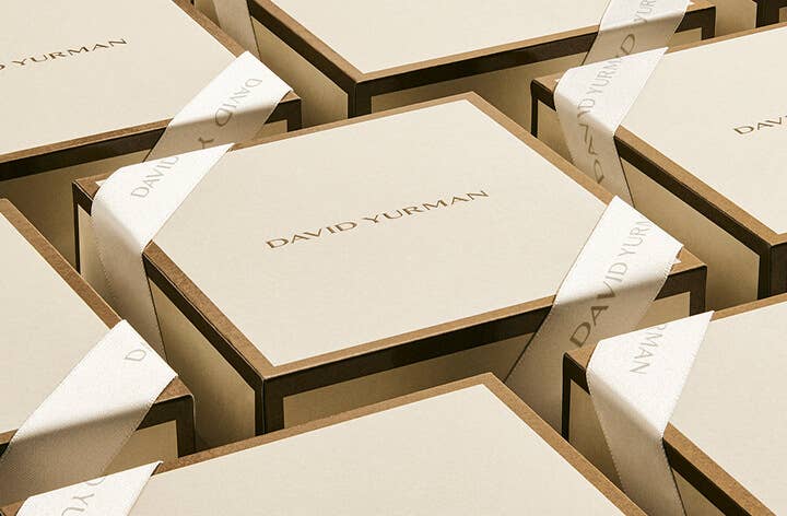 David Yurman gift packaging.