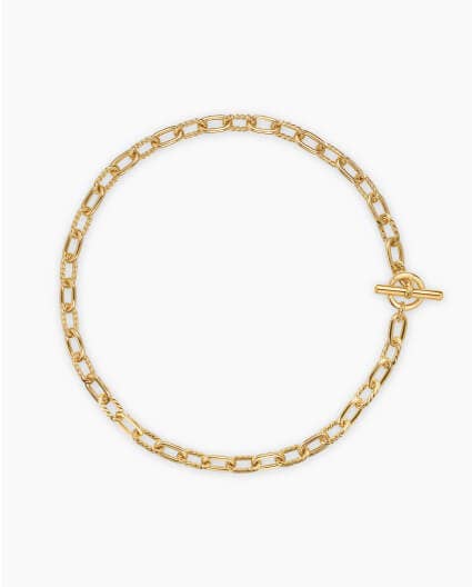 DY Madison® Toggle Chain Necklace in 18K Yellow Gold, 8.5mm DY Madison® Toggle Chain Necklace in 18K Yellow Gold, 8.5mm