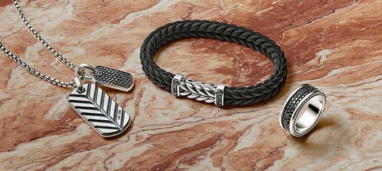 David Yurman men's bestselling jewelry.