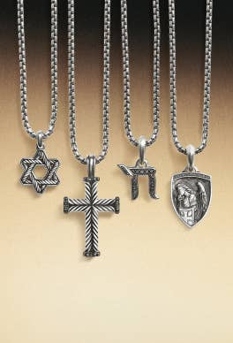 David yurman mens cross pendant clearance