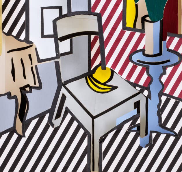 Hologram Interior (model) art by Roy Lichenstein