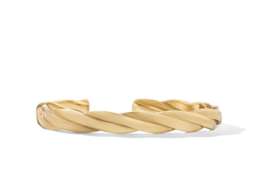 Shop DY Helios bracelet in 18K yellow gold.