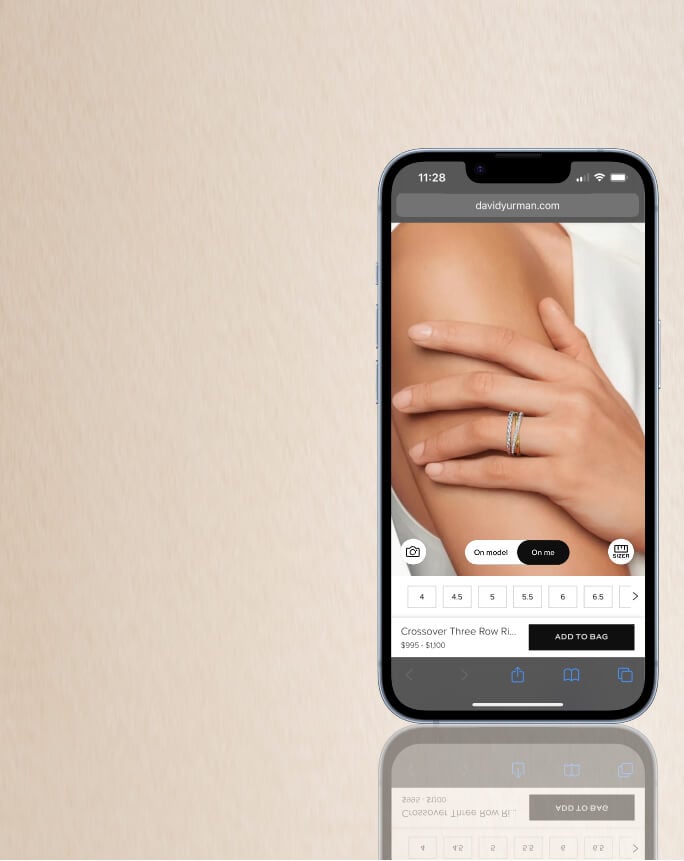 David Yurman virtual try on.