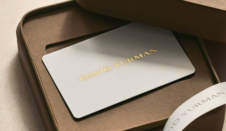 Shop David Yurman gift cards.