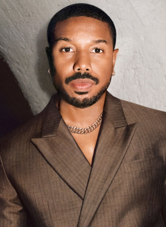 Michael B. Jordan wearing Curb Chain